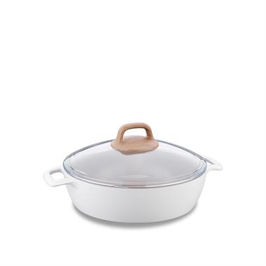 Korkmaz A2981 Gusto 24 Cm Seramik Kısa Tencere