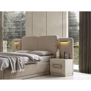 Akkor Bazalı Yatak Odası Takımı (Bazasız Karyola)