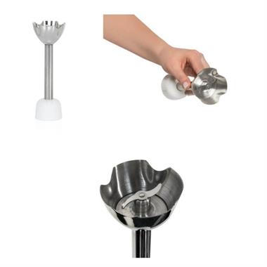 Arnica GH21581 Panna 1200 W Çubuk Blender Beyaz