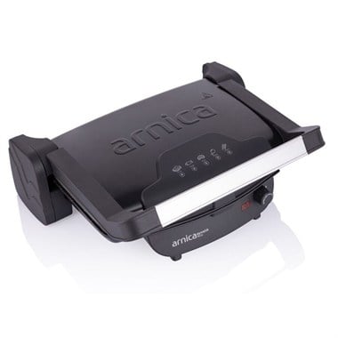 Arnica GH26400 Ayvalık Plus Siyah Izgaralı Tost Makinesi 6 Tost Kapasiteli