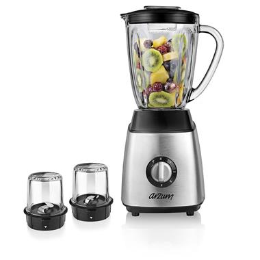 Arzum AR1056 MaxiBlend Glass Sürahi Blender (Paslanmaz Çelik)