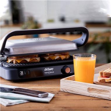 Arzum AR2001 Tostçu Delux Izgara ve Tost Makinesi-Paslanmaz Çelik