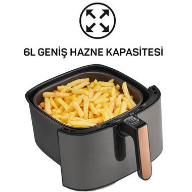 Arzum AR2074-B Airtasty Xl Fritöz Bakır
