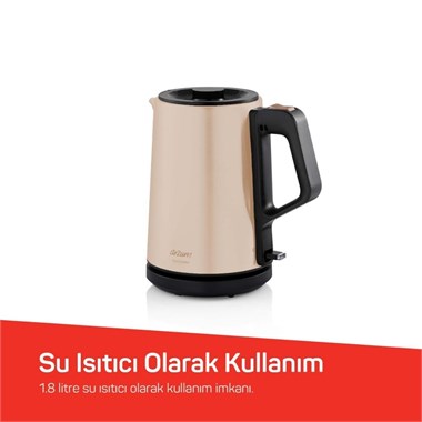 Arzum AR3149-5400 Teacharm 2200 W Paslanmaz Çelik Çay Makinesi