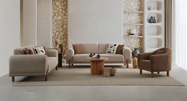 Bois Koltuk Takımı 3+3+1 (B serisi)