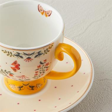 Englısh Home Dipsy Kahve Fincan Takımı Hardal 100 ml