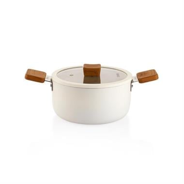 Schafer 1S0848-21001-KRM01 Ceramoni Seramik Derin Tencere 20 Cm-Krem