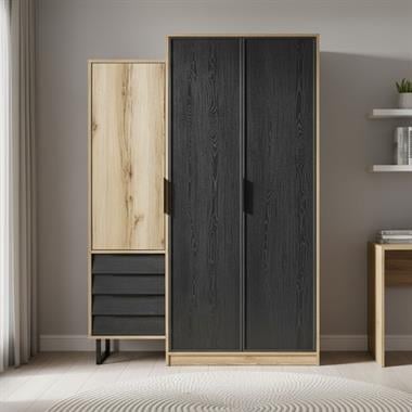 Luna Genç 3 Kapılı Gardırop