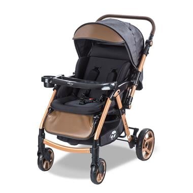 Baby Care BC 500 Combo Maxi Alüminyum Bebek Arabası Gold Siyah