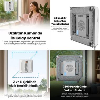 Mieco WA9 Cam Silme Robotu