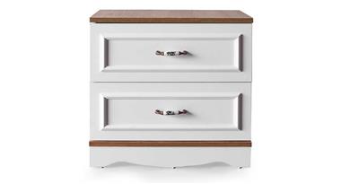 Beyza Komodin 2 Çekmeceli Beyaz