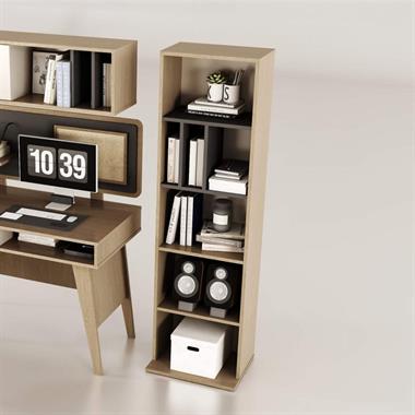 New Smart Genç Dikey Kitaplık 50x40x175 cm