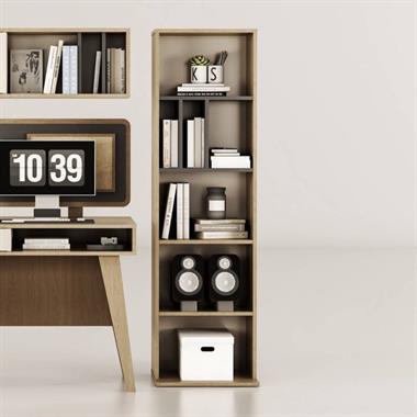 New Smart Genç Dikey Kitaplık 50x40x175 cm