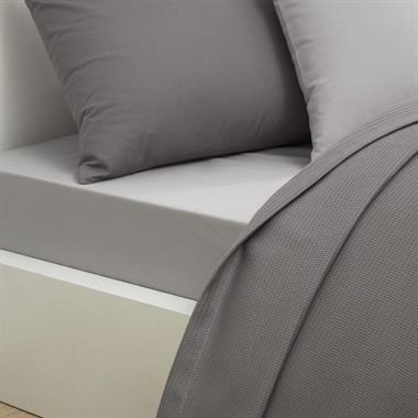 Özdilek Colourist Tek Kişilik Pike Takımı Koyu Gri