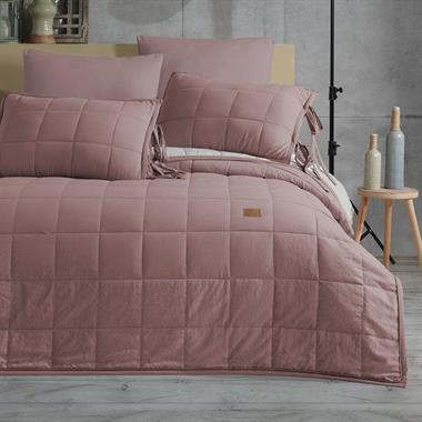 Elart Madelyn Çift Kişilik Yatak Seti 6 Parça Gülkurusu