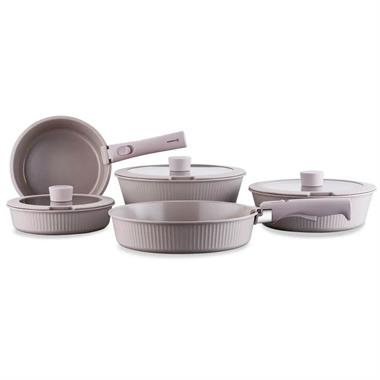 Korkmaz A2799 Pratika Çıkarılabilir Saplı 10 Parça Tencere Tava Seti