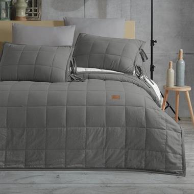 Elart Madelyn Çift Kişilik Yatak Seti 6 Parça Antrasit