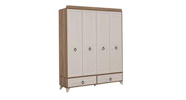 M114 Defne 4 Kapılı Gardırop