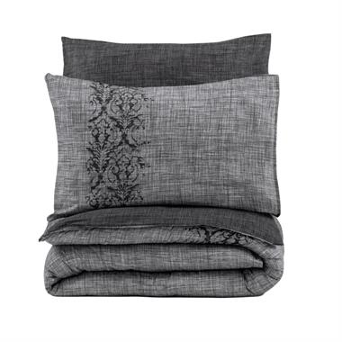 Cotton Box Plain Çift Kişilik Nevresim Takımı Sooty Gri