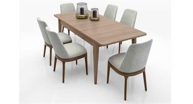 Galata Ünitesiz Yemek Odası Takımı 6 Sandalyeli