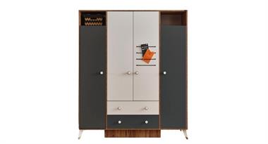 Smart Genç 4 Kapaklı Gardırop