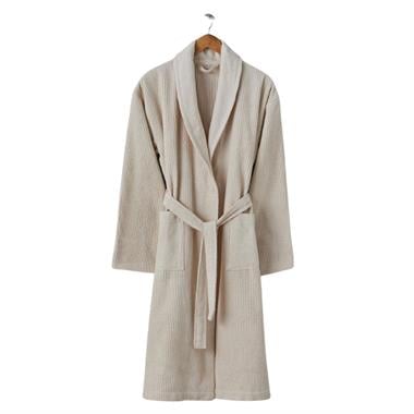 Englısh Home Summer Bej Pamuklu Bornoz S-M