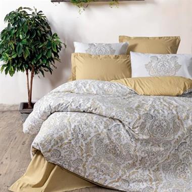 Cotton Box Bohem Najva %100 Pamuk Ranforce Tek Kişilik Nevresim Takımı 160x220 Hardal