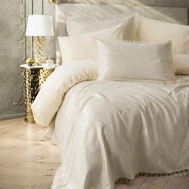 Cotton Box Chı Chı Velora Cappuccino Çift Kişilik Pikelı Nevresim Takımı