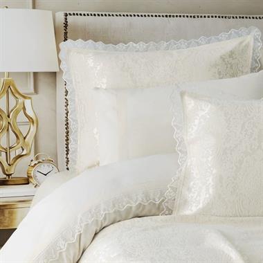 Cotton Box Chı Chı Velora Krem Çift Kişilik Pikeli Nevresim Takımı