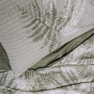 Cotton Box Dual Front Ranforce %100 Pamuk Çift Kişilik Nevresim Takımı 200x220 cm Haki