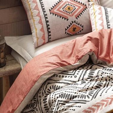 Cotton Box Ethnic Ranforce Felix Kiremit Tek Kişilik Nevresim Takımı 160x220