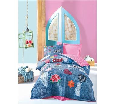 Cotton Box Genç Nevr. Tak. Kelly Pembe Tek Kişilik