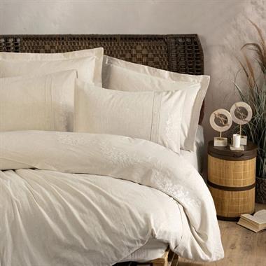 Cotton Box Keten Nevresim Takımı Forbes Çift Kişilik