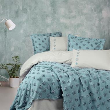Cotton Box Limi Aldo Mint Yatak Örtülü Nevresim Takımı