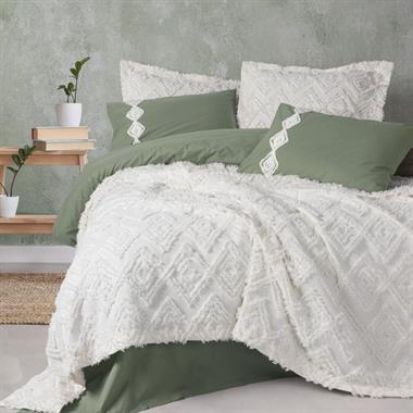 Cotton Box Limi Luke Krem Tek Kişilik Yatak Örtülü Nevresim Takımı
