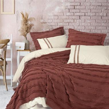 Cotton Box Limi Rolf Tarçın Yatak Örtülü Nevresim Takımı