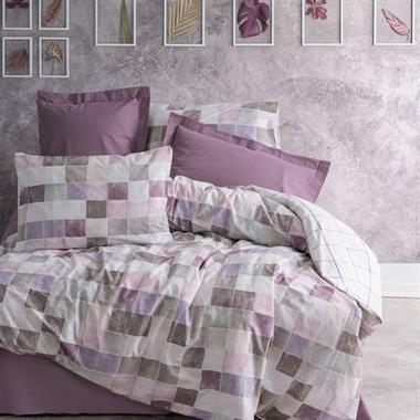 Cotton Box Minimal Maro Ranforce %100 Pamuk Çift Kişilik Nevresim Takımı Gün Kurusu Lastikli Çarşaflı