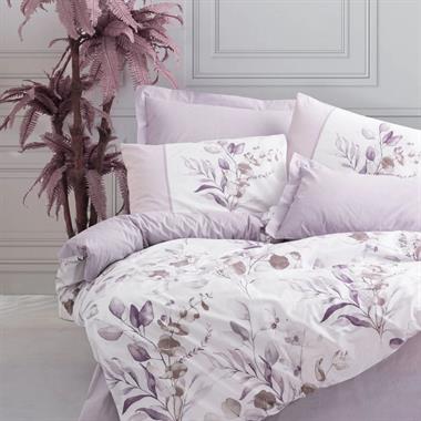 Cotton Box Mode Line Ranforce Nevresim Takımı Çift Kişilik Nadıa Lila 200x220