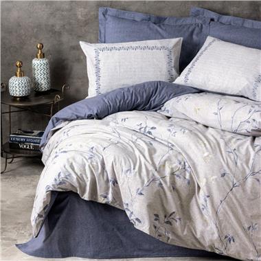 Cotton Box Modelıne  Nıtsa Çift Kişilik Nevresim Takımı Lacivert