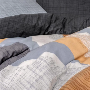 Cotton Box Modern Giorno Çift Kişilik Gri Nevresim Takımı