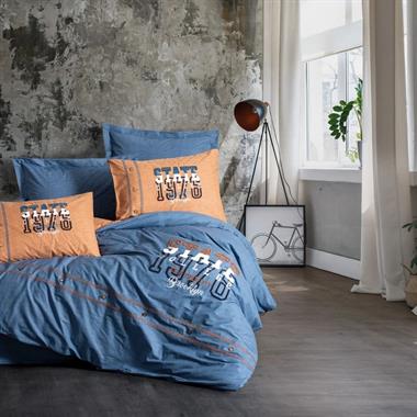 Cotton Box Mood Nakışlı Ranforce Nevresim Takımı State Tarçın Çift Kişilik %100 Pamuk