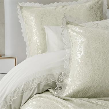 Cotton Box Pikelı Nevresim Takımı Chı Chı Velora Adaçayı Çift Kişilik