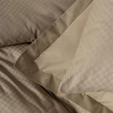 Cotton Box Plaid Ranforce %100 Pamuk Çift Kişilik Nevresim Takımı Vizon 200x220 cm