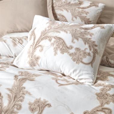 Cotton Box Saten Loren Çift Kişilik Nevresim Takımı Bej