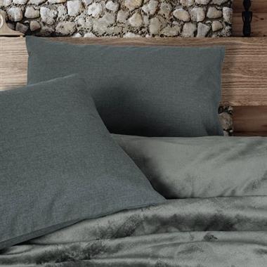 Cotton Box Velvet Rcy Flossy Çift Kişilik Nevresim Takımı Gri