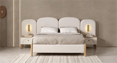 Bohemstar 6 Kapaklı Lüxs Başlıklı Yatak Odası Takımı (Karyolasız)