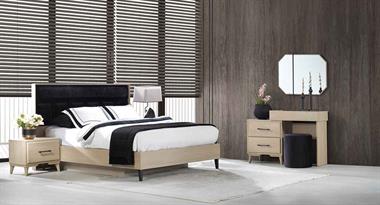 Lizbon 6 Kapılı Bazalı Yatak Odası Takımı