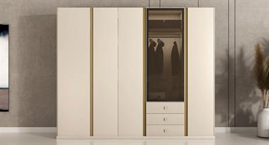 Renata 5 Kapaklı Başlıklı Yatak Odası Takımı (Karyolasız)