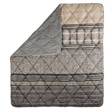 Cotton Box Velvet Çift Kişilik Yorgan Timbre Antrasit 195x215 cm