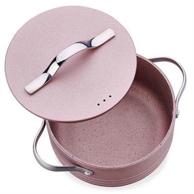 Korkmaz A2620 Linea Plus 7 Parça Tencere Seti Rosagold